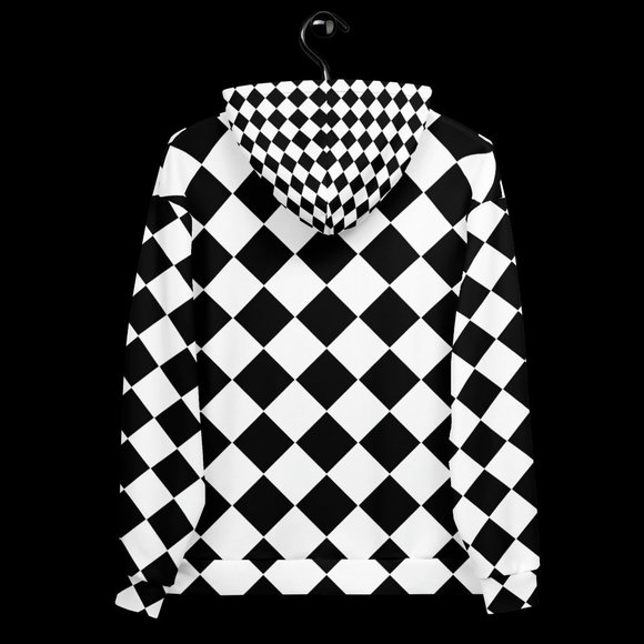 Men's classic checkerboard Hoodie 70s fashion - Picture 5 of 12